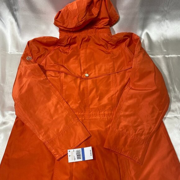 Michael Kors Hooded Anorak Jacket Waist Zip Front Pockets Lined Coat,Size XL,NEW - Picture 13 of 16